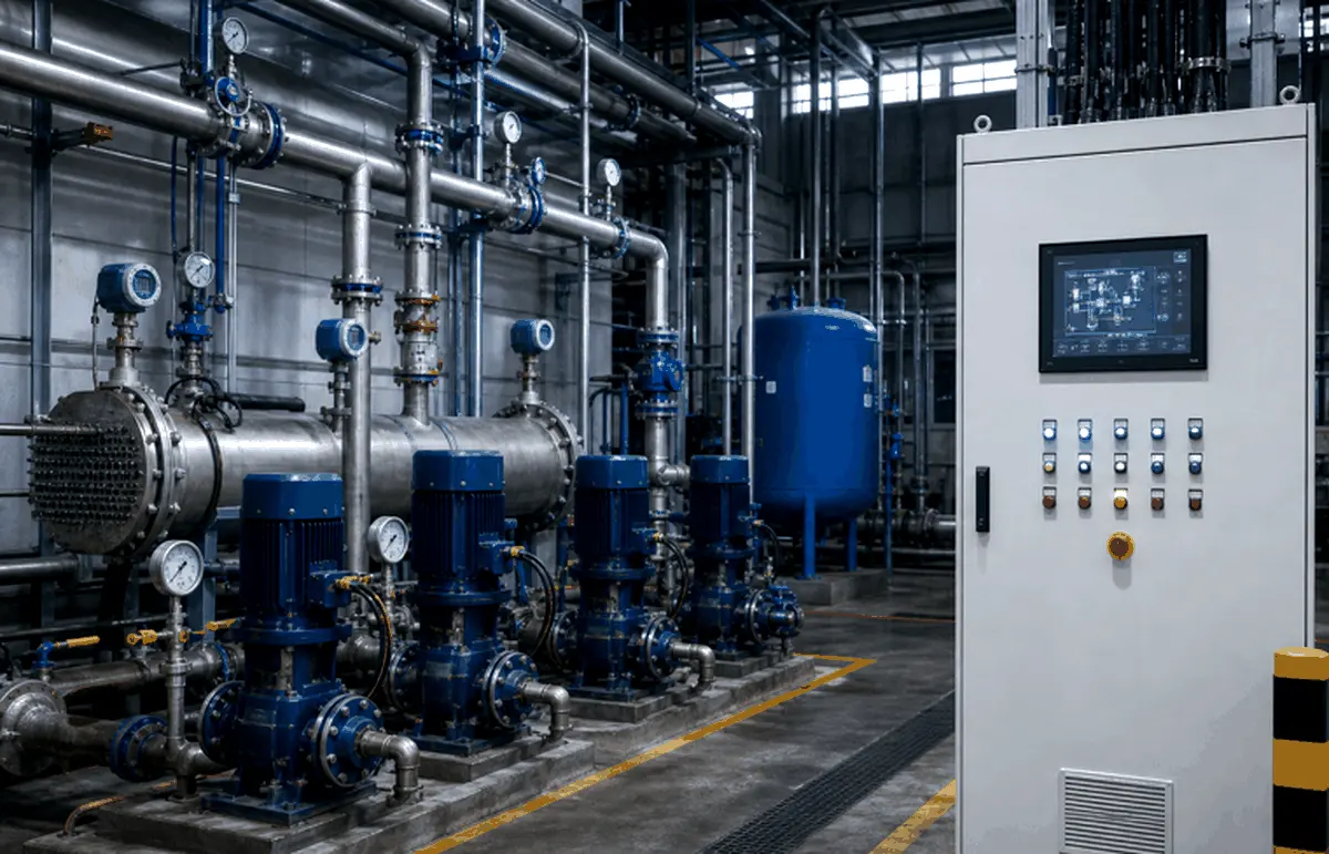 Pump control system field topology